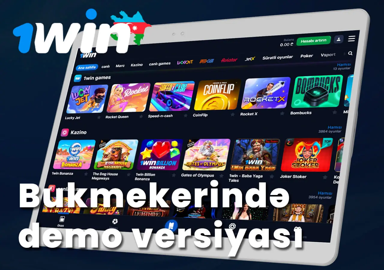 1win bukmekerində demo versiyası