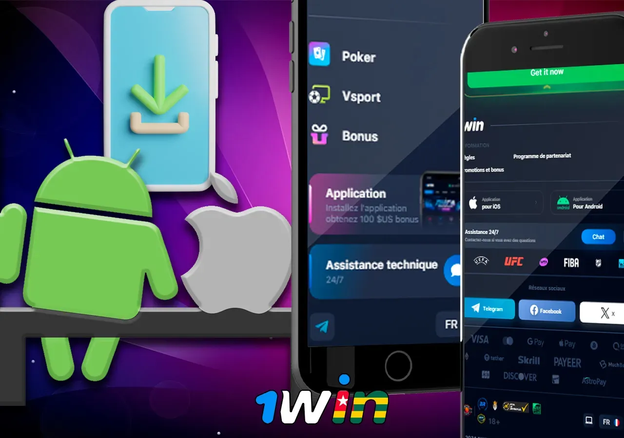 L'application mobile conviviale de 1Win pour iOS et Android