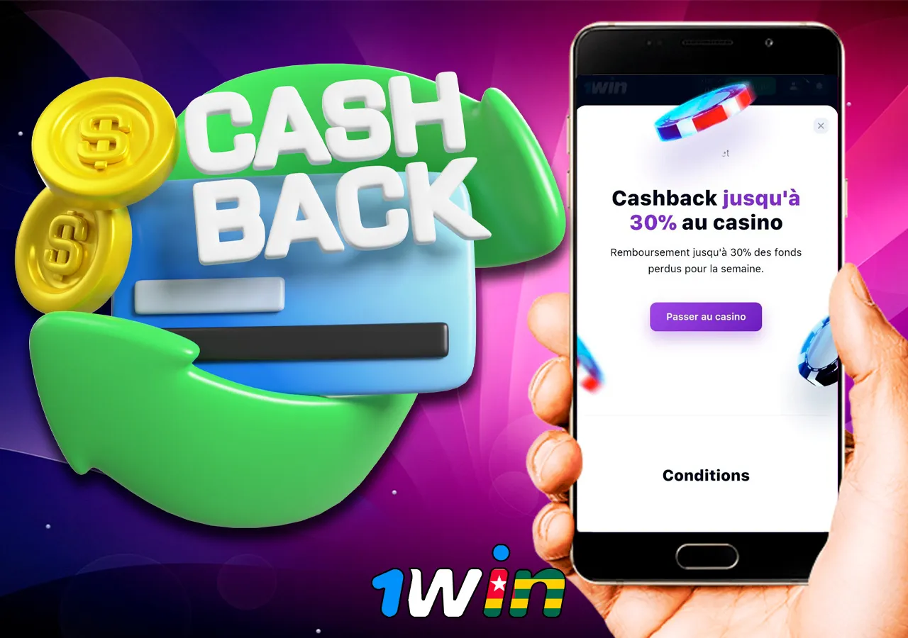 Bonus hebdomadaire de cashback pour les joueurs