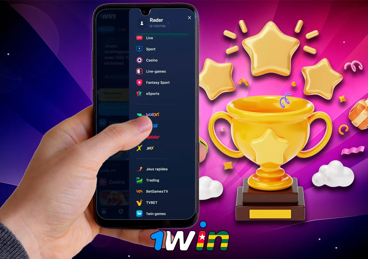 Principaux avantages de l'utilisation de l'application 1Win